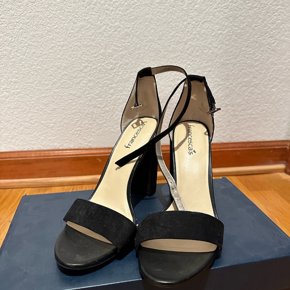 3” Black Heels, New